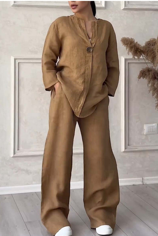 Triplechic™ Linen Blend Casual Suit