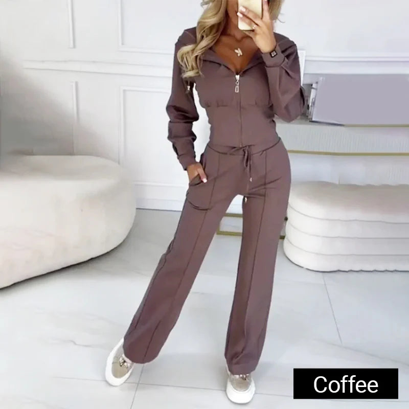 Triplechic™ Fitted Zip-Up Hoodie Set