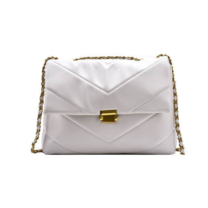 Triplechic™ Luxe Stitch Shoulder Bag
