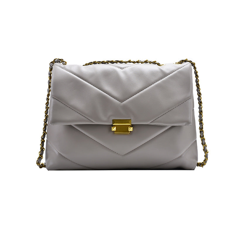 Triplechic™ Luxe Stitch Shoulder Bag