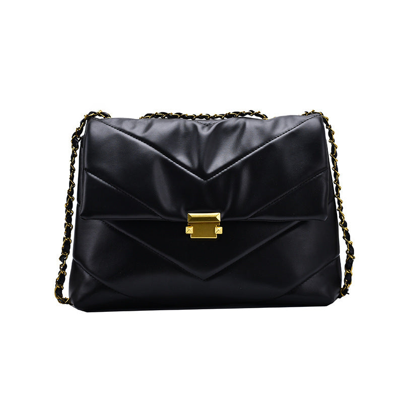 Triplechic™ Luxe Stitch Shoulder Bag