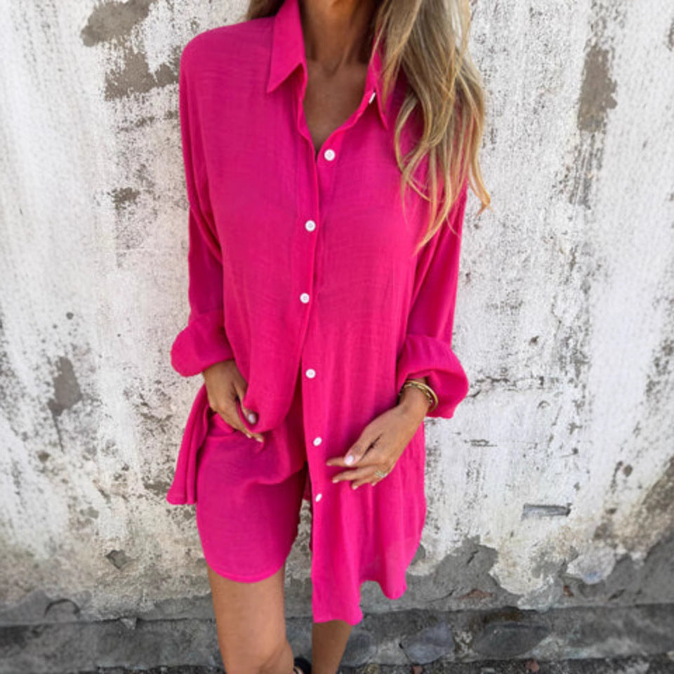 Triplechic™ Schickes Komfort-Set aus Bluse und Shorts