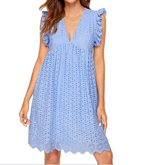 Triplechic™ California Romper Dress with Built-In Shorts