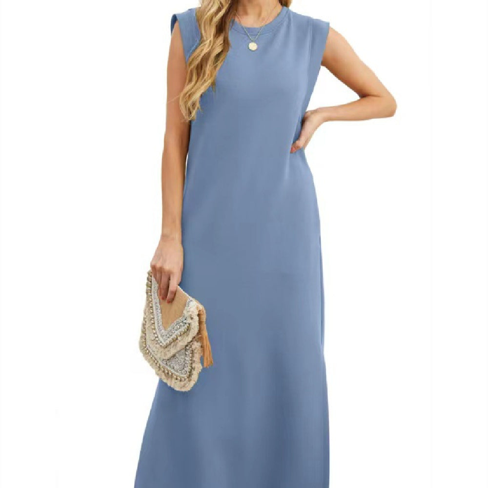 Triplechic™ Women's Loose, Split, Wrinkle-Free Long Sleeve Dress