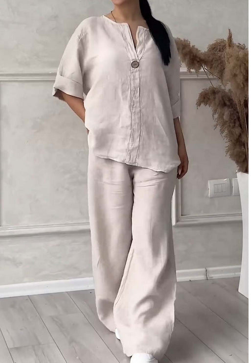 Triplechic™ Linen Blend Casual Suit