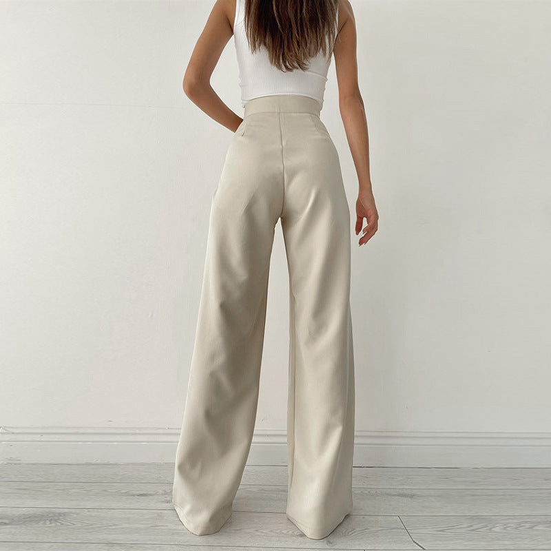 Triplechic™ Commuter Wide-Leg Mopping Trousers
