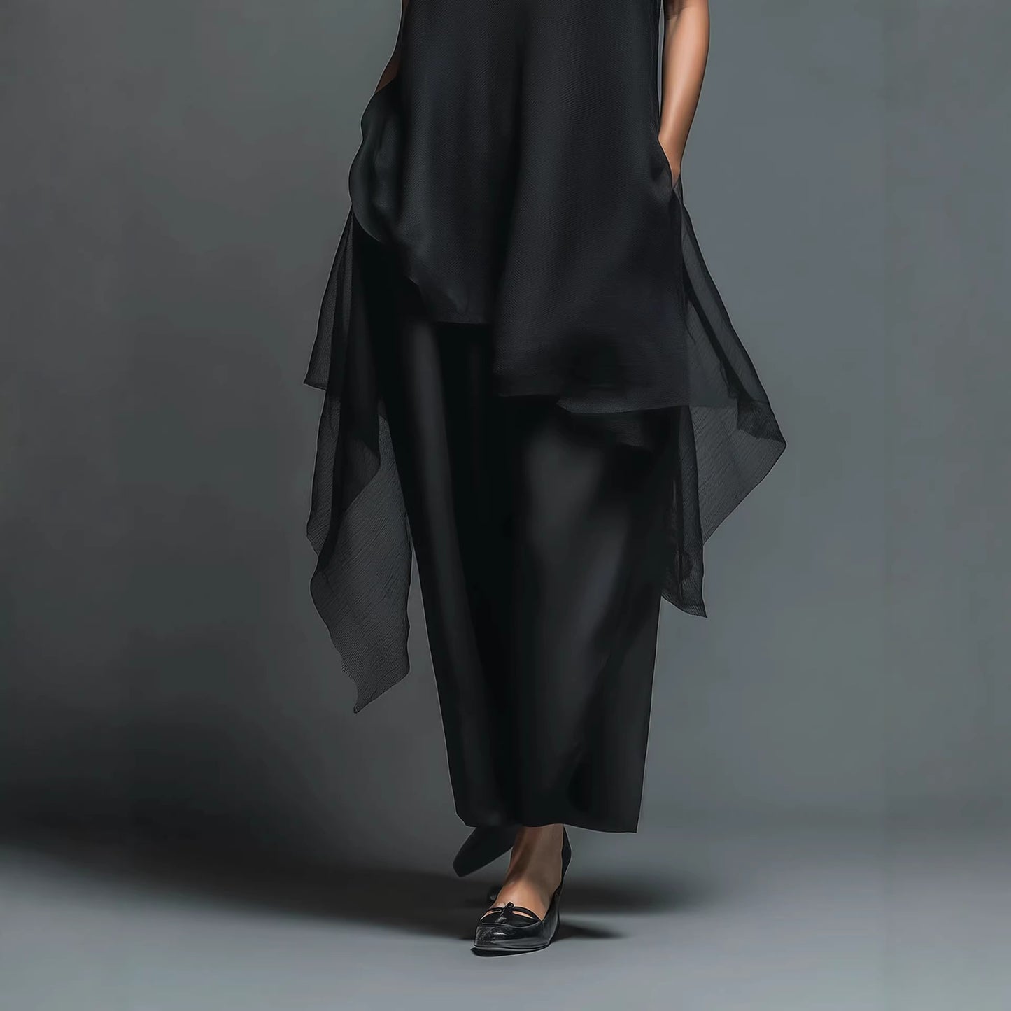 Triplechic™ AsymContour Chiffon Set