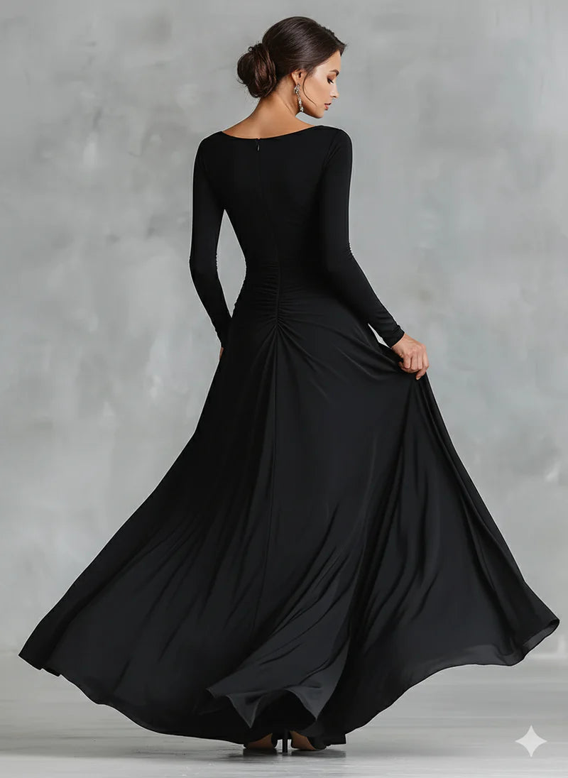 Triplechic™ Long Sleeve Swing Dress
