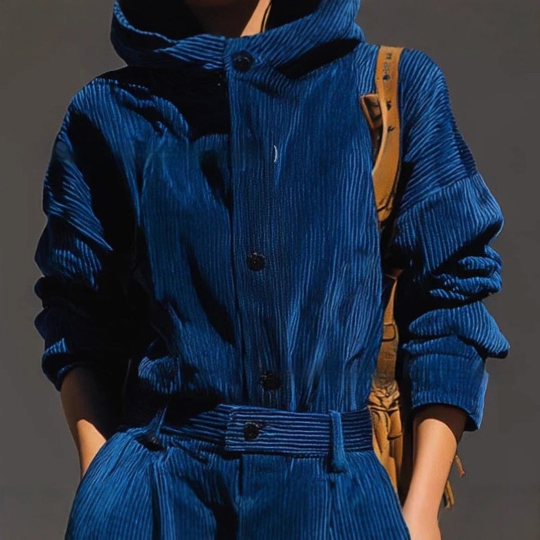 Triplechic™ Hooded Corduroy Two-Piece