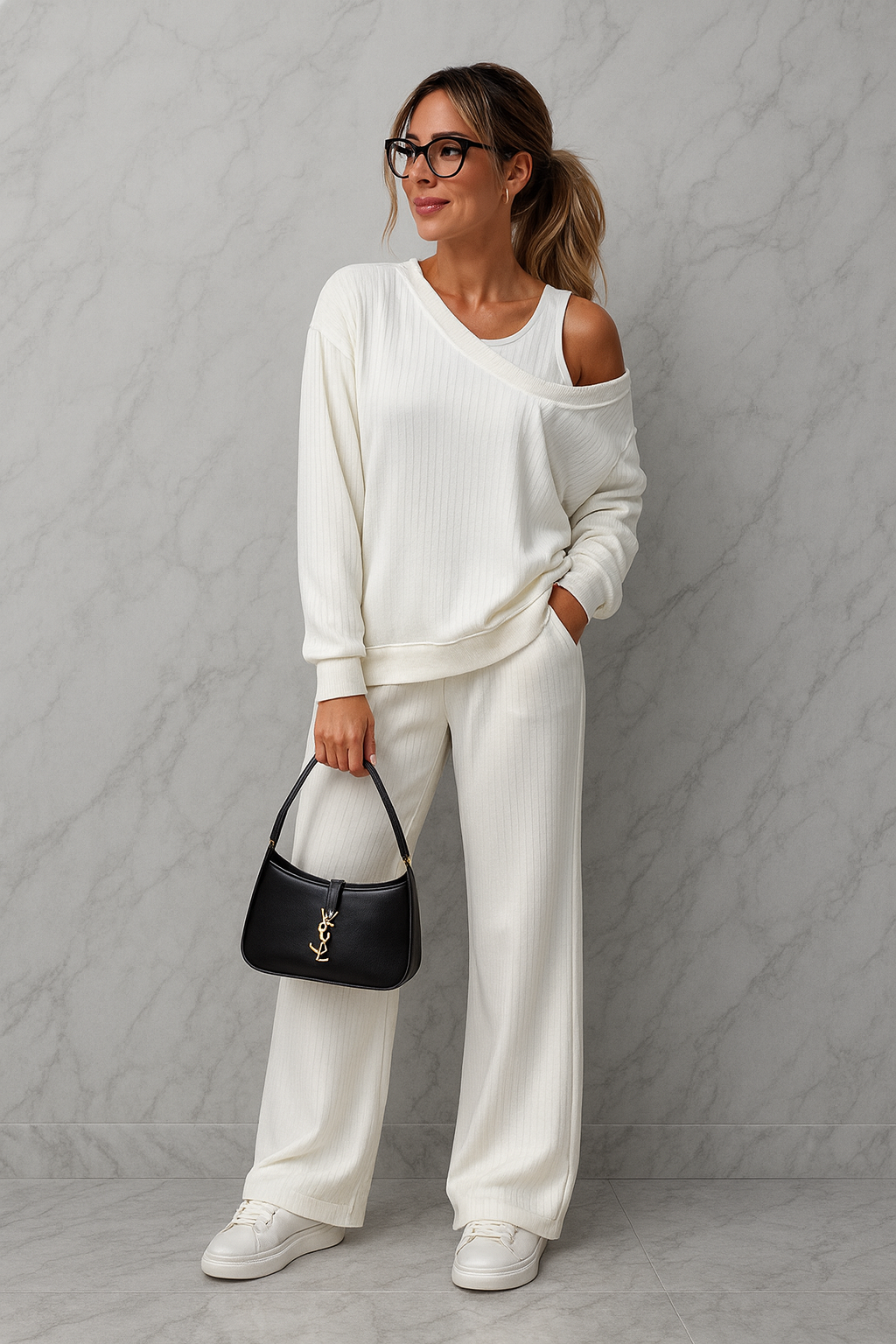 Triplechic™ V-Neck Vest 3-Piece Set