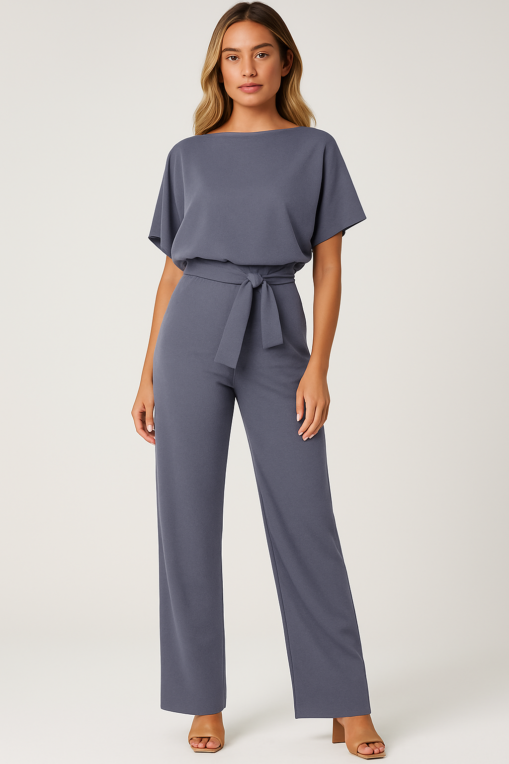 Triplechic™ Everyday Tie-Waist Jumpsuit