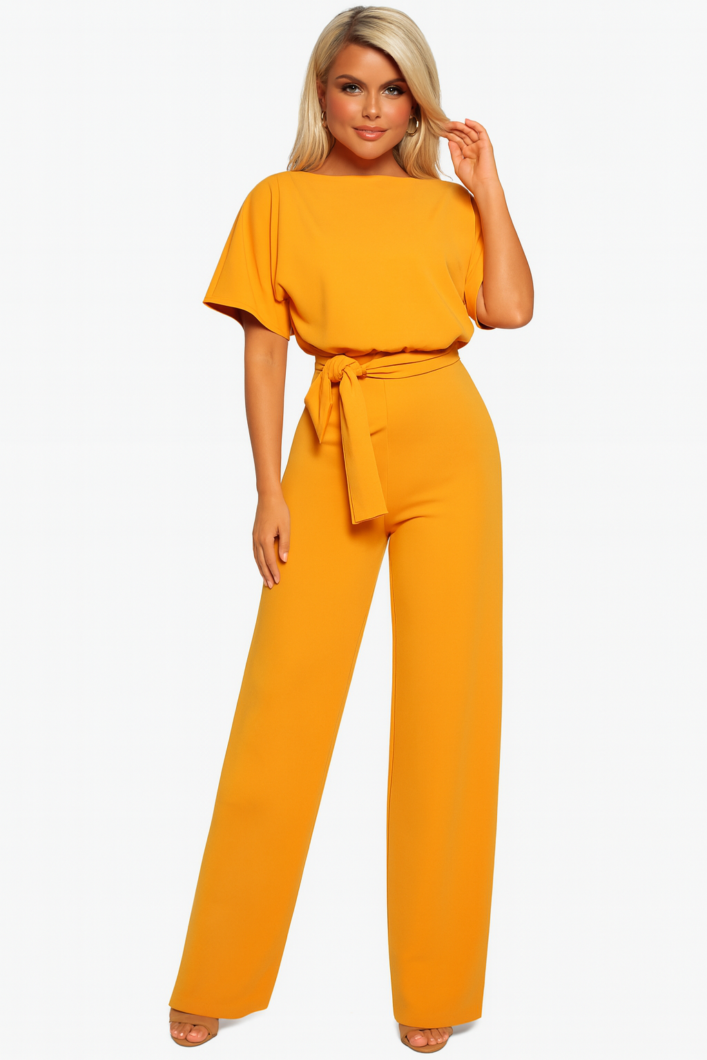 Triplechic™ Everyday Tie-Waist Jumpsuit