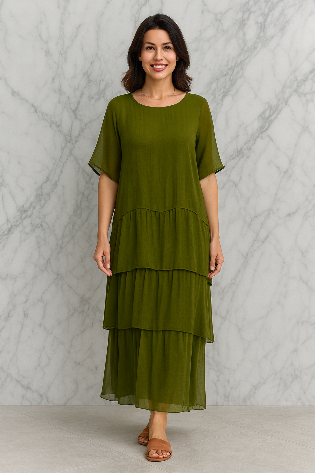 Triplechic™ Elegant Batwing Dress