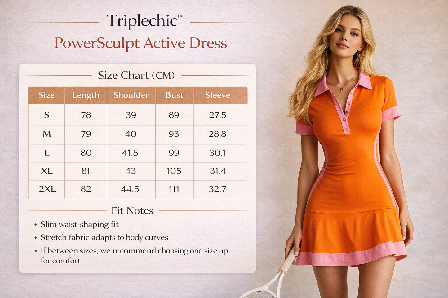 Triplechic™ PowerSculpt Active Dress
