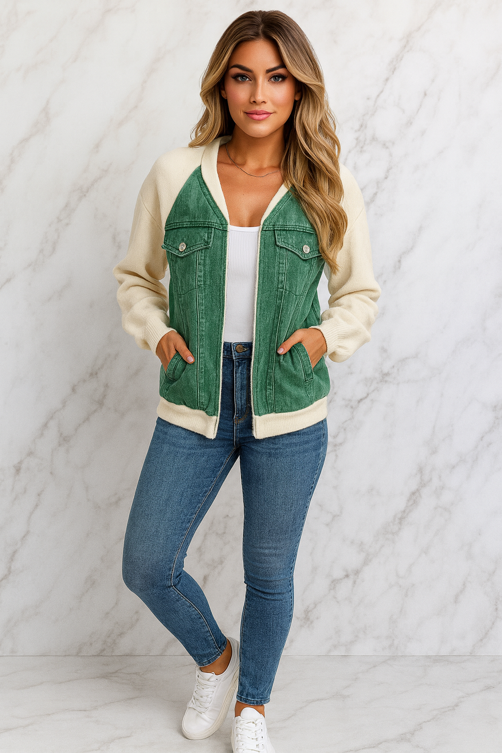 Triplechic™ Raglan Denim Jacket