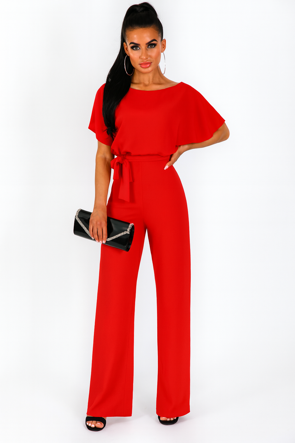Triplechic™ Everyday Tie-Waist Jumpsuit