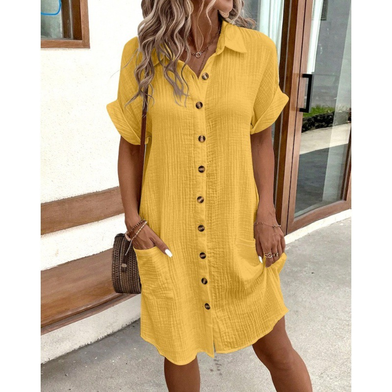 Triplechic™ Everyday Ease V-Neck Shirt Dress