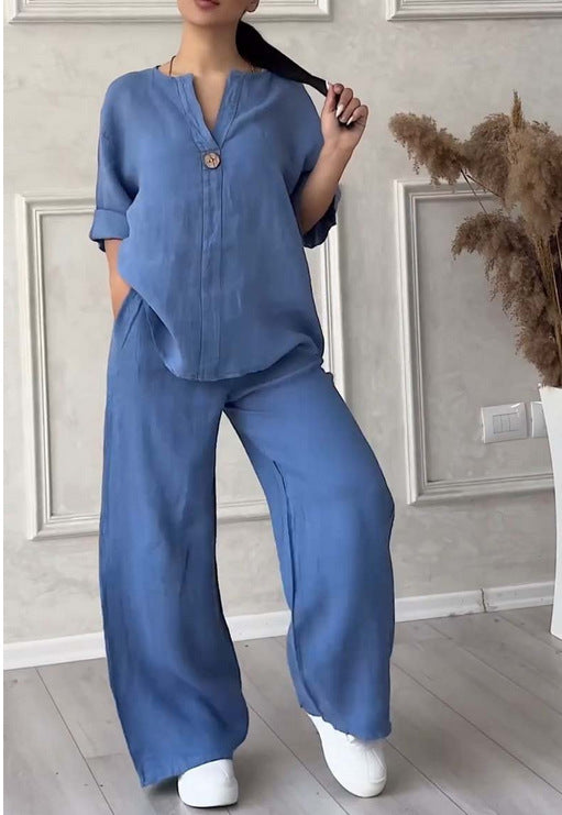 Triplechic™ Linen Blend Casual Suit