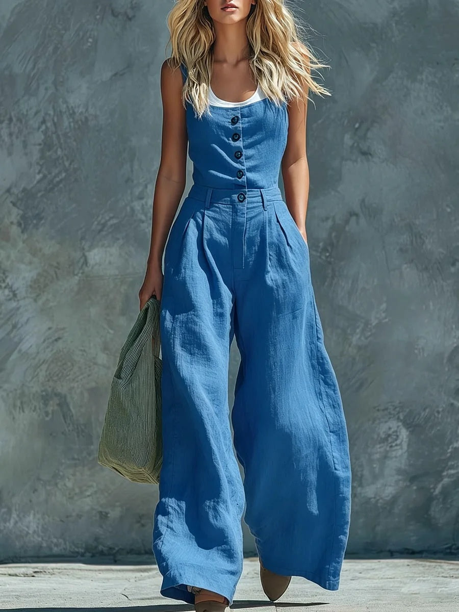 Triplechic™ RetroContour Wide Jumpsuit