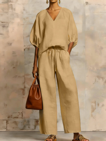 Triplechic™ VEase Flow Wide-Leg Set
