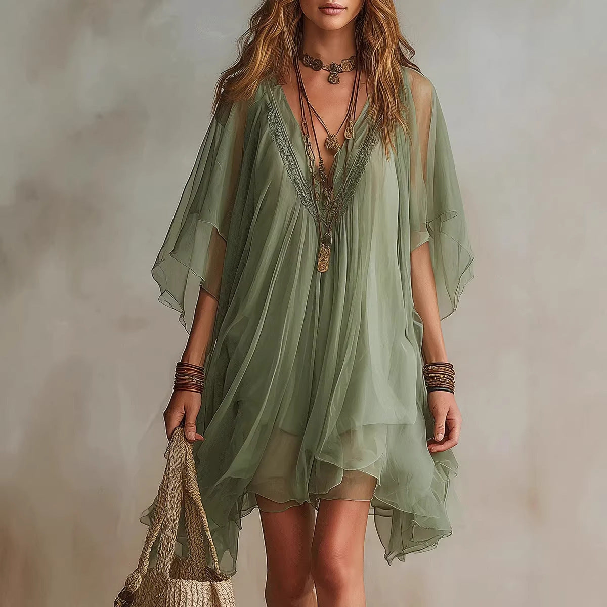Triplechic™ ChiffonFlow Resort Set