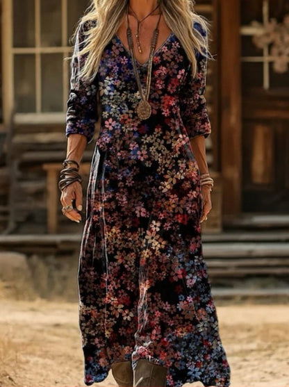 Triplechic™ Chic Digital Print Dress