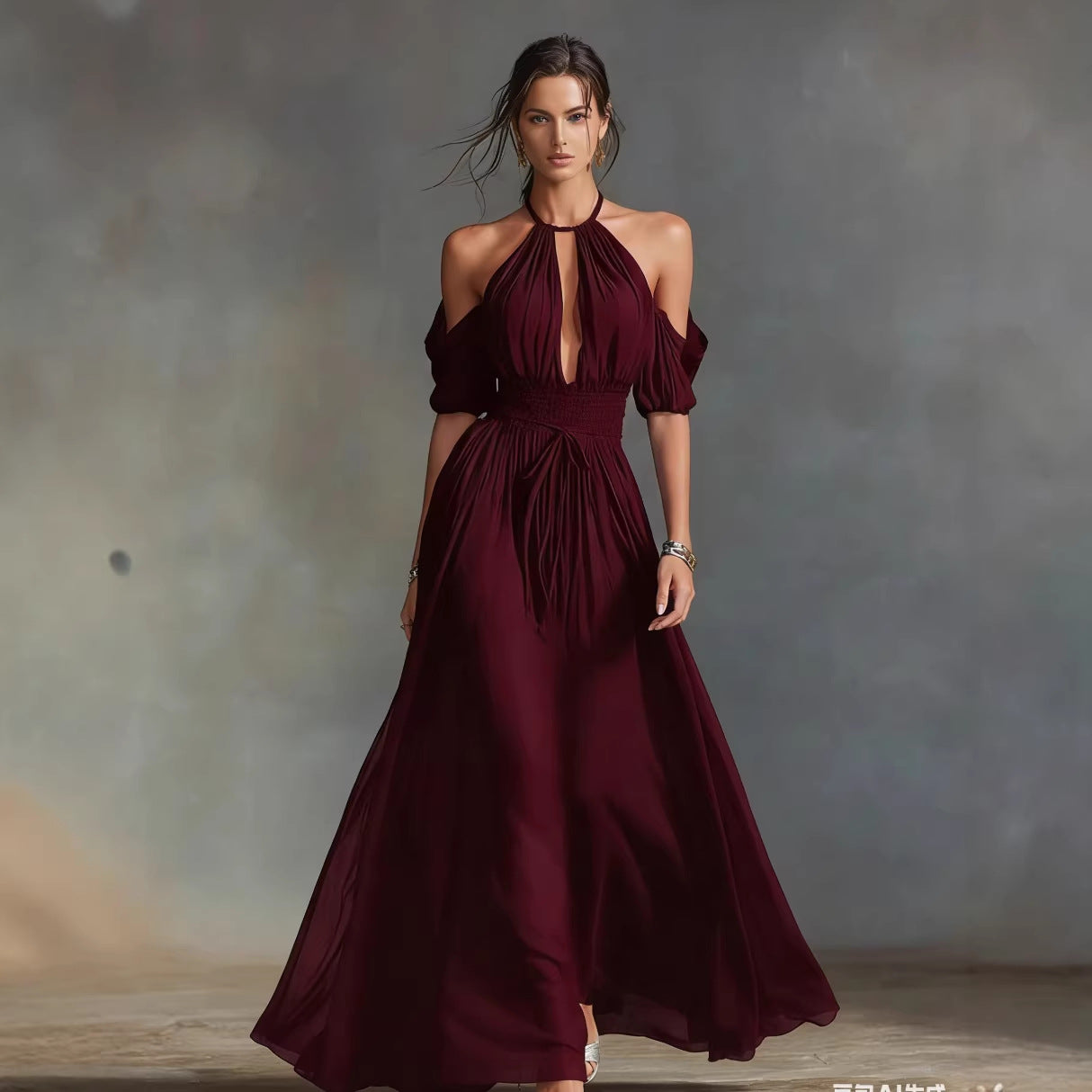 Triplechic™ HalterContour Maxi Dress