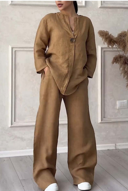 Triplechic™ Linen Blend Casual Suit
