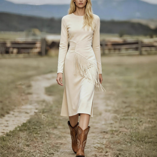 Triplechic™ Retro Western Fringe Dress