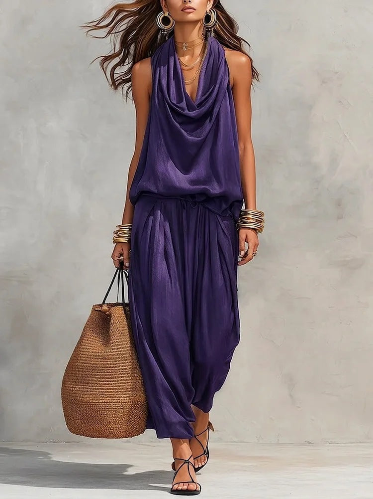Triplechic™ DrapedLuxe Two-Piece Set
