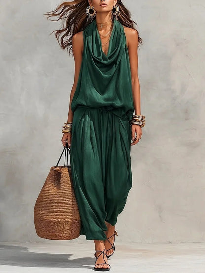 Triplechic™ DrapedLuxe Two-Piece Set