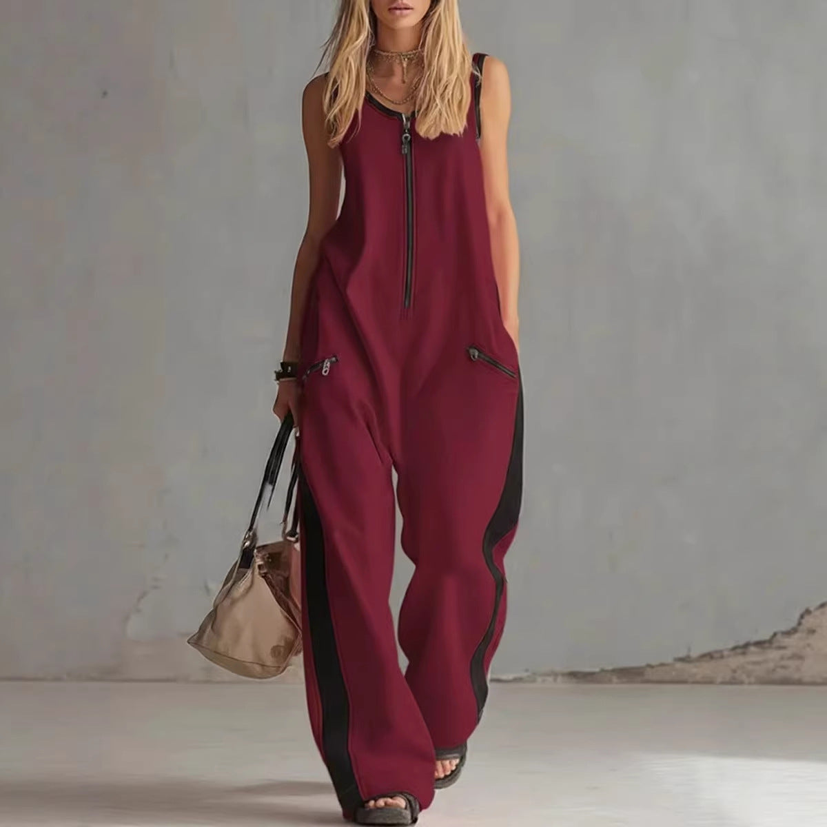 Triplechic™ ZipEase Wide Jumpsuit