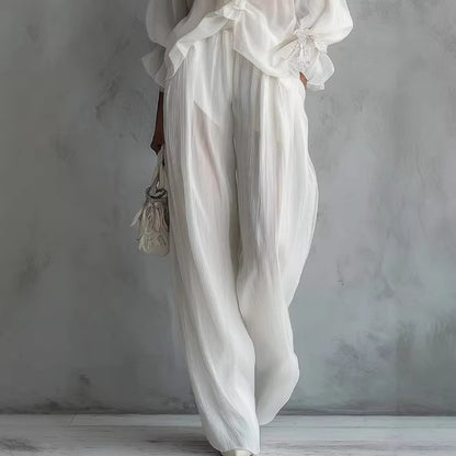 Triplechic™ LaceFlow Wide-Leg Set