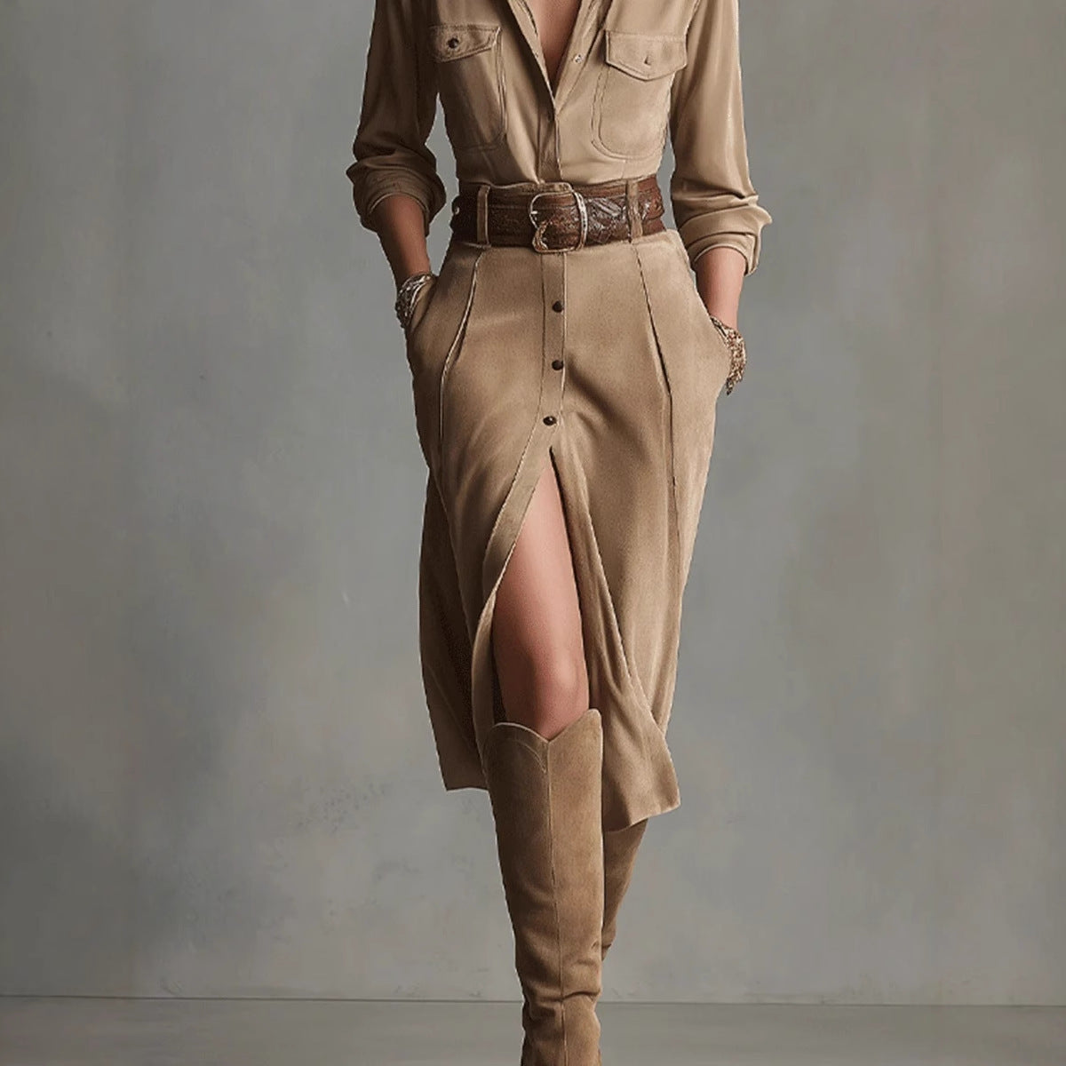 Triplechic™ French Waist Dress