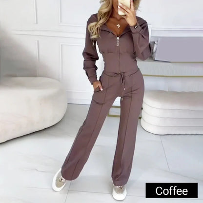 Triplechic™ Fitted Zip-Up Hoodie Set
