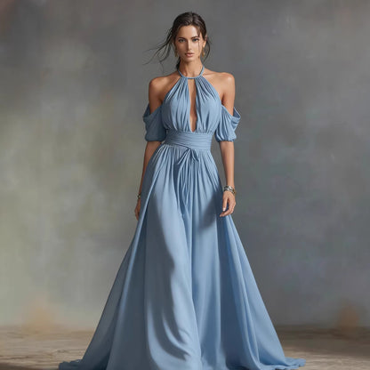Triplechic™ HalterContour Maxi Dress