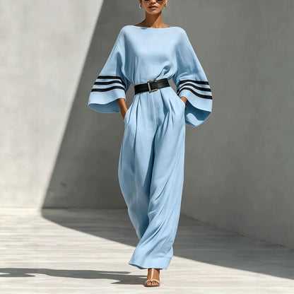 Triplechic™ LinenFlow Wide Jumpsuit
