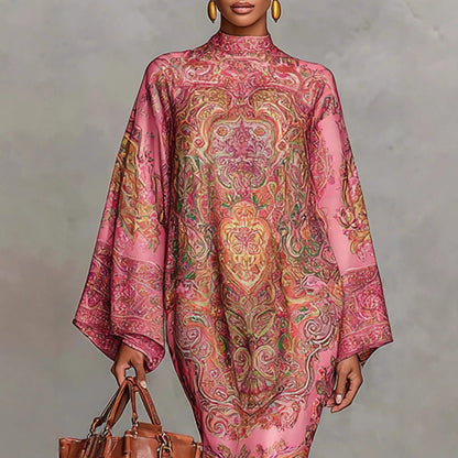 Triplechic™ Retro Floral Flowy Dress