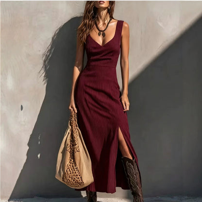 Triplechic™ SculptSlip Slit Dress