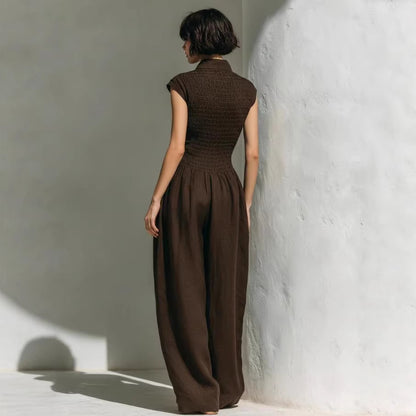Triplechic™ PleatContour Jumpsuit