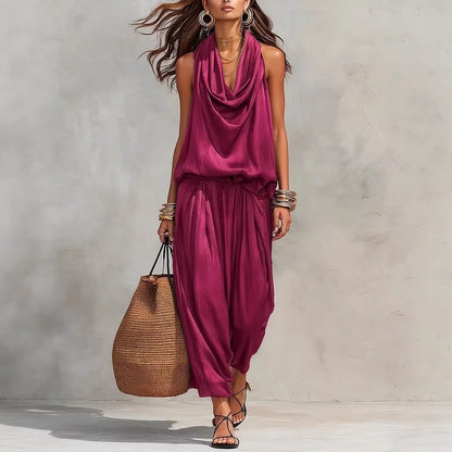 Triplechic™ DrapedLuxe Two-Piece Set