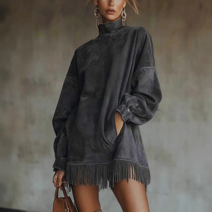 Triplechic™ Tassel Pocket Dress
