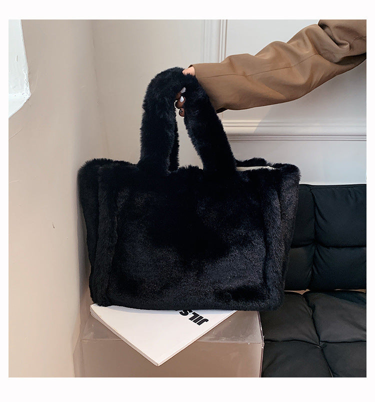 Fluffy Hand Bag For Women