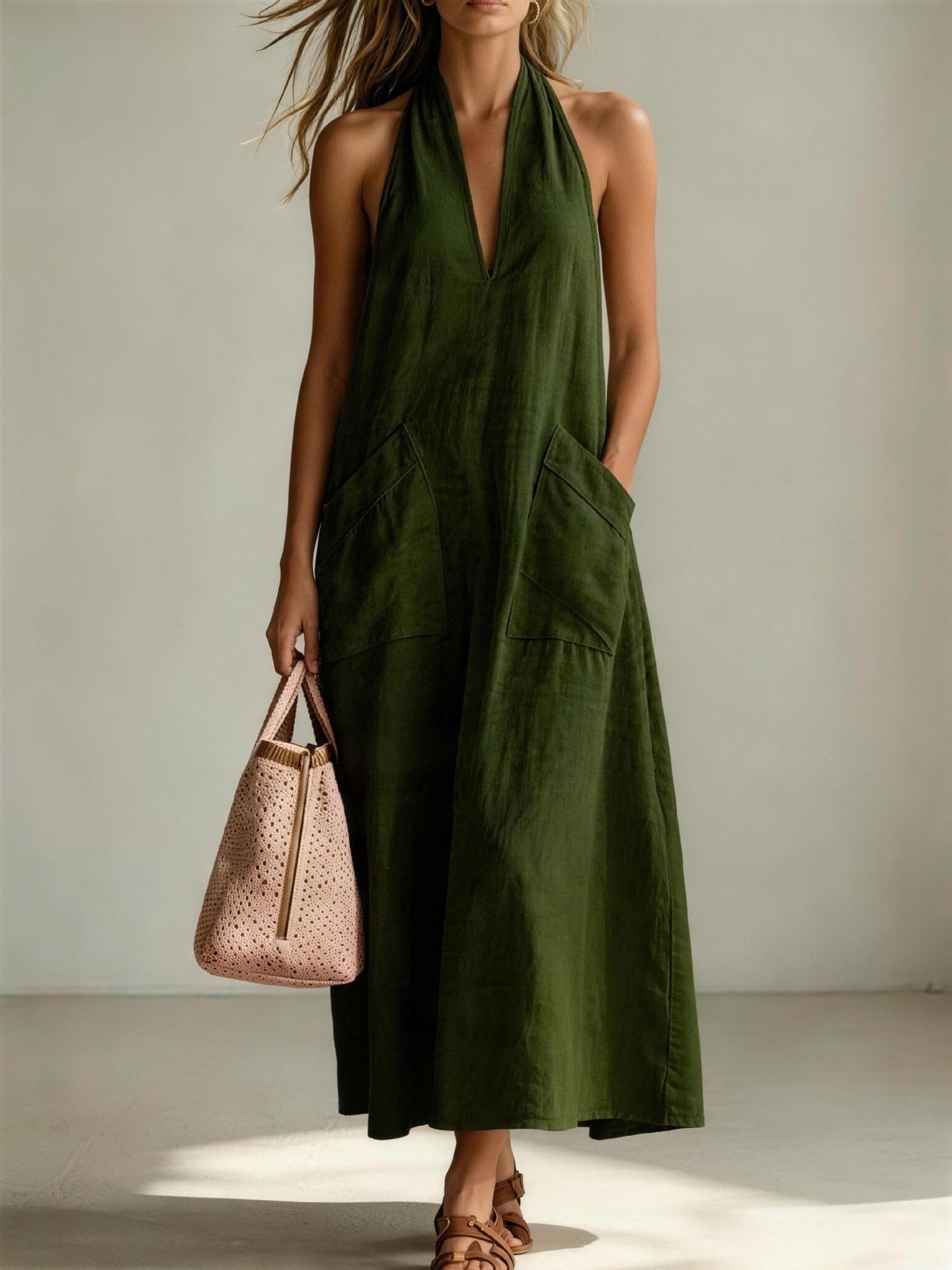 Triplechic™ HalterV Flow Dress