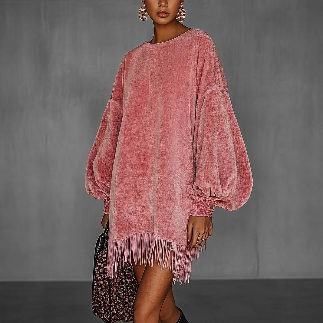 Triplechic™ Tassel Pocket Dress