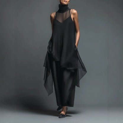 Triplechic™ AsymContour Chiffon Set