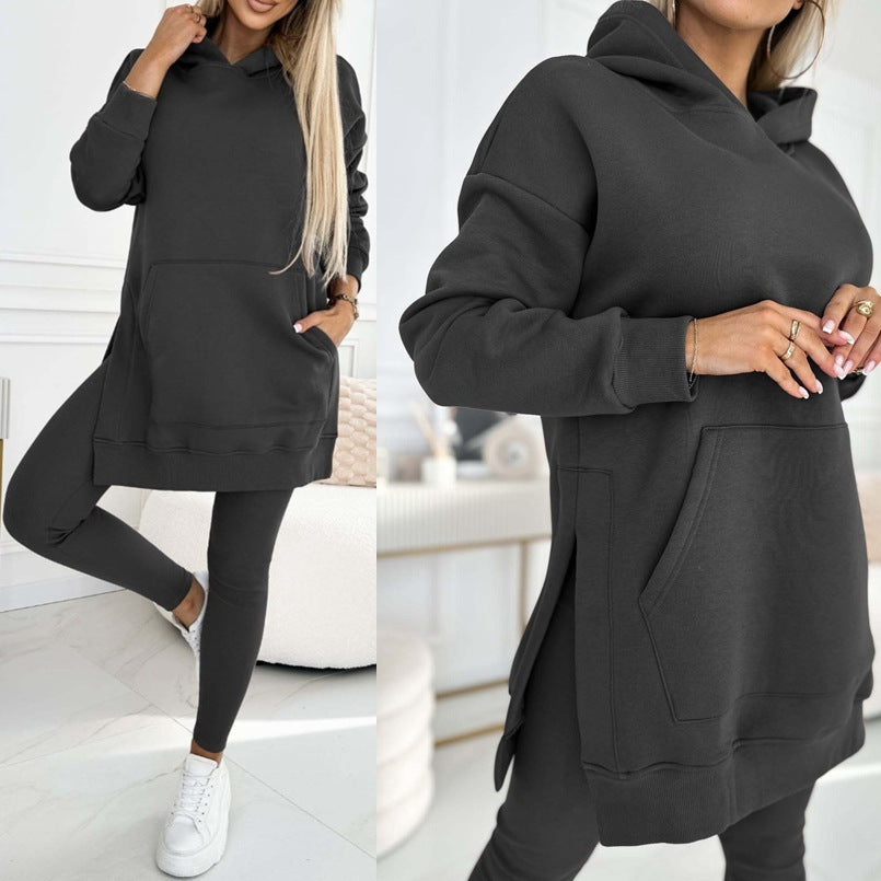 Triplechic ™ Hoodie and Lined Leggings Two-Piece Set
Regular price