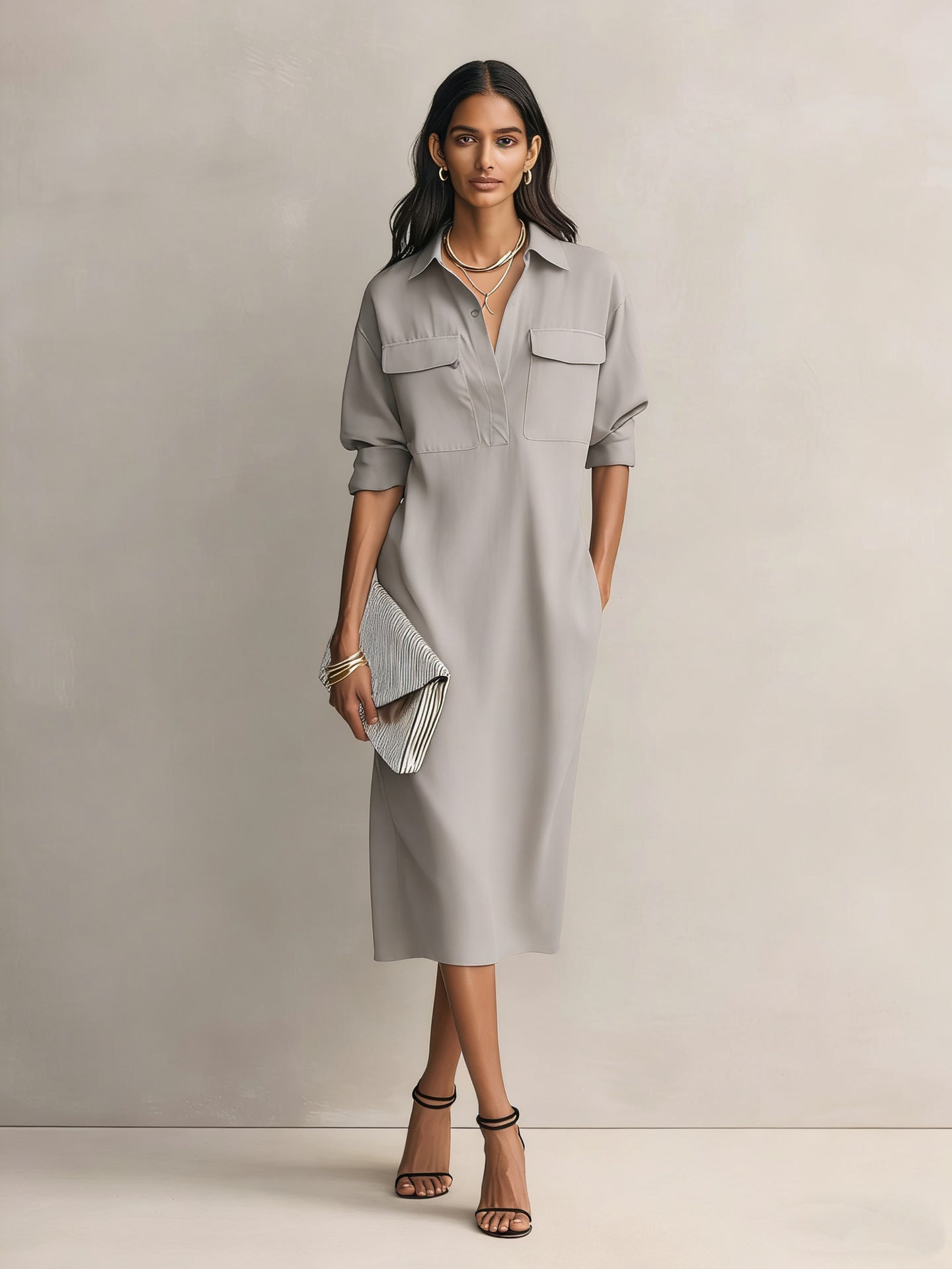 Triplechic™ ParisContour Shirt Dress