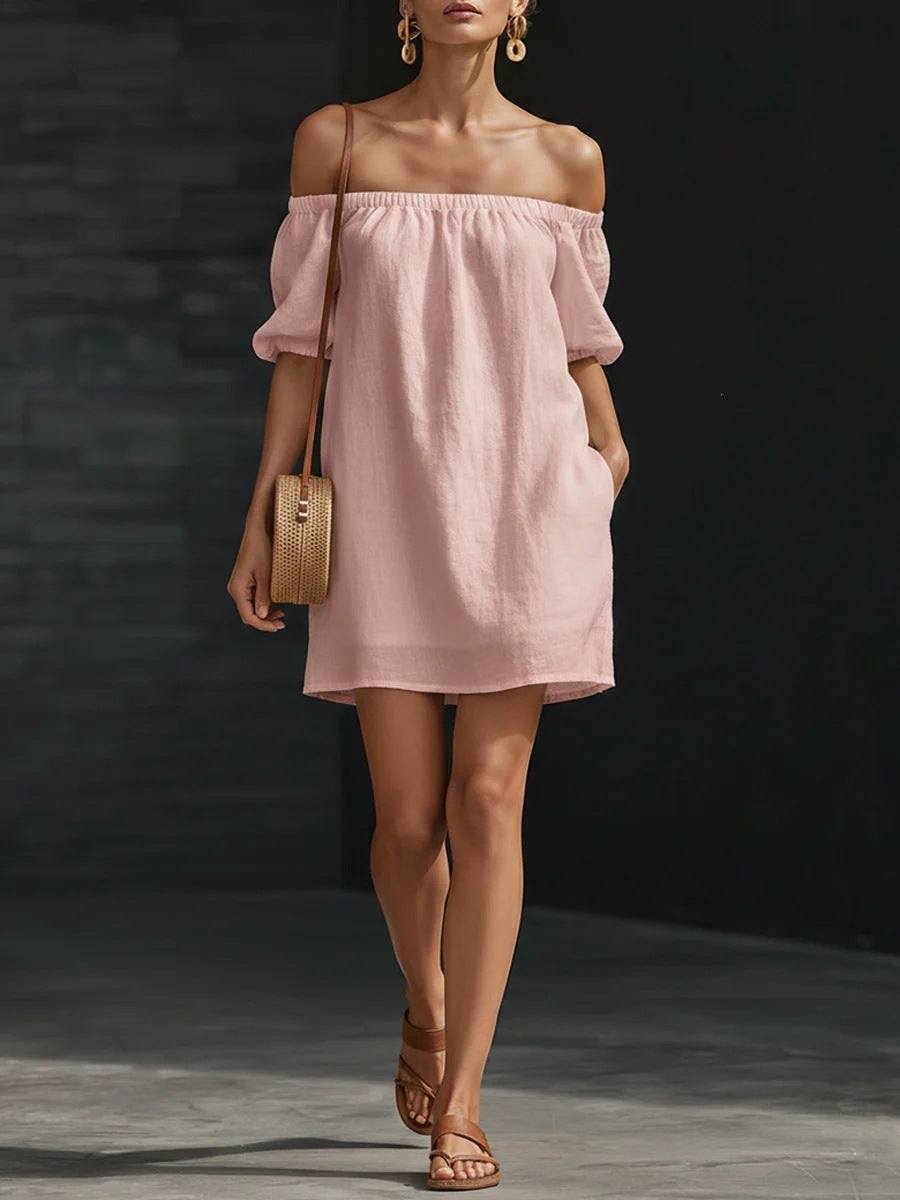Triplechic™ OffEase Linen Dress