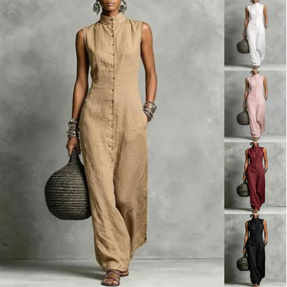 Triplechic™ StandContour Sleeveless Jumpsuit